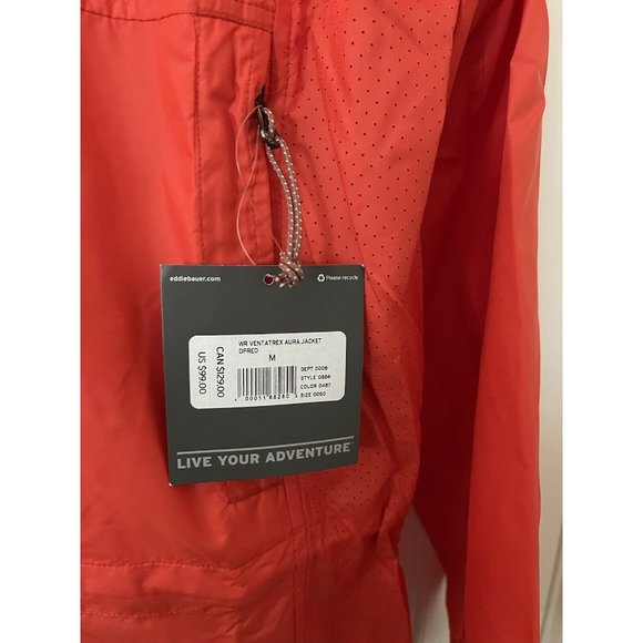NWT Eddie Bauer Ventatrex Aura Storm Repel Hooded UPF50 Jacket - Picture 6 of 7